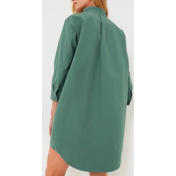 Tuckernuck’s Pomander Place Polly Dress Collared Boxy Fit Green Size Large - Picture 4 of 13